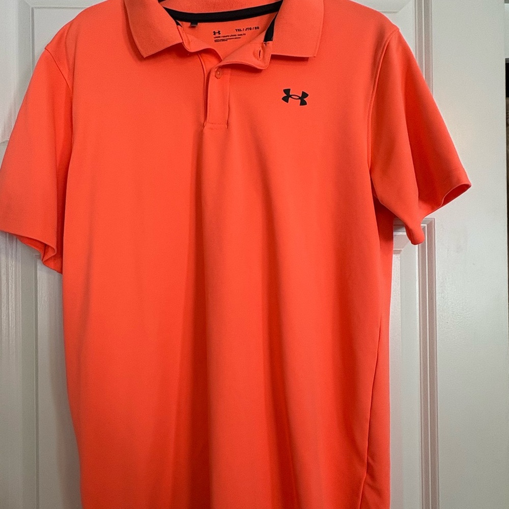 Under Armour Boy’s Orange Polo Shirt